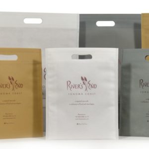 NON-WOVEN DIE CUT MERCHANDISE BAGS
