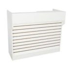LEDGETOP COUNTER WITH SLATWALL FRONT