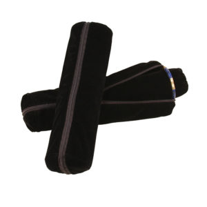 JEWELRY ROLL WITH ZIPPER POUCH