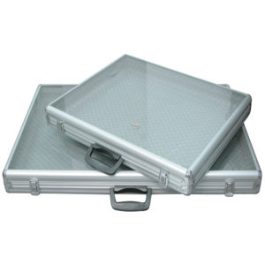 GLASS-TOP CASES WITH SIDE PANELS