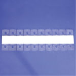 CLEAR PLASTIC J-HOOK / HANG TAB