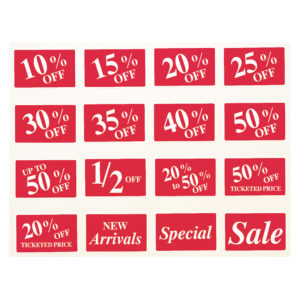 PLASTIC MESSAGE SIGNS