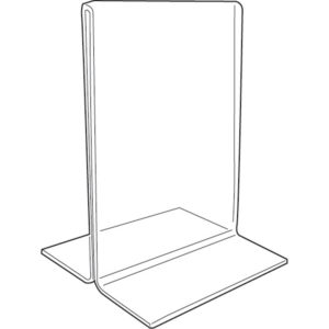 CLEAR ACRYLIC SIGN HOLDERS