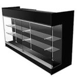 ONE SIDE LEDGETOP COUNTER WITH SHOWCASE