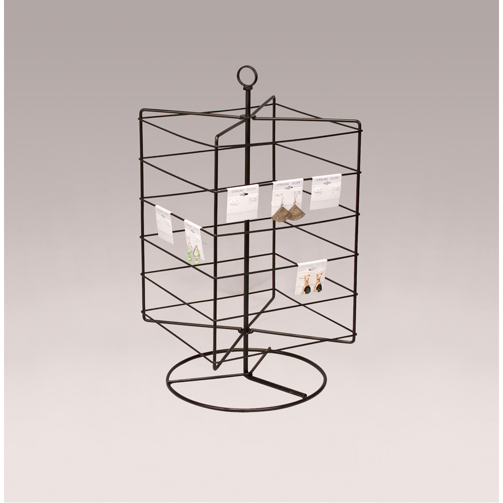 Earring stand displays 12cm Metal frosted Acrylic x10